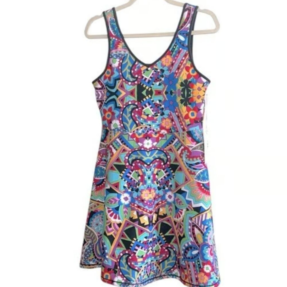 Johnny Was Demarne Fit & Flare Tennis Dress